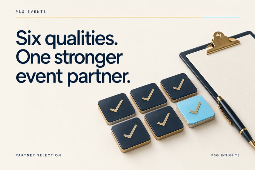 PSG Events: Six qualities. One stronger event partner.