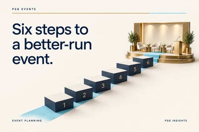 PSG Events: Six steps to a better-run event.