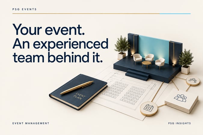 PSG Events: Your event. An experienced team behind it.