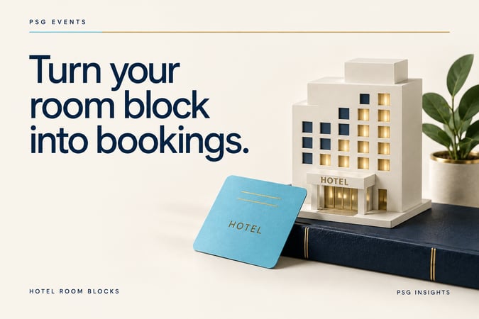 PSG Events: Turn your room block into bookings.