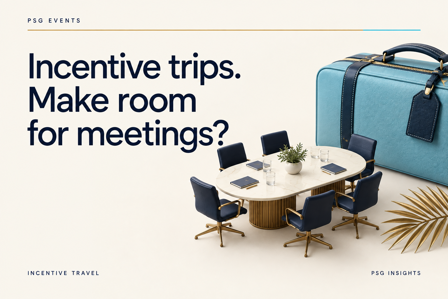 PSG Events: Incentive trips. Make room for meetings?